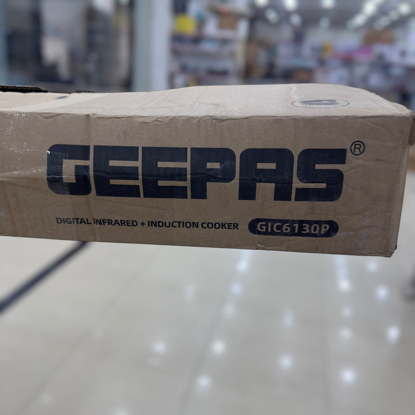 Geepas 2 in 1 Induction & Infrared Double Burner Hot Plate 6130
