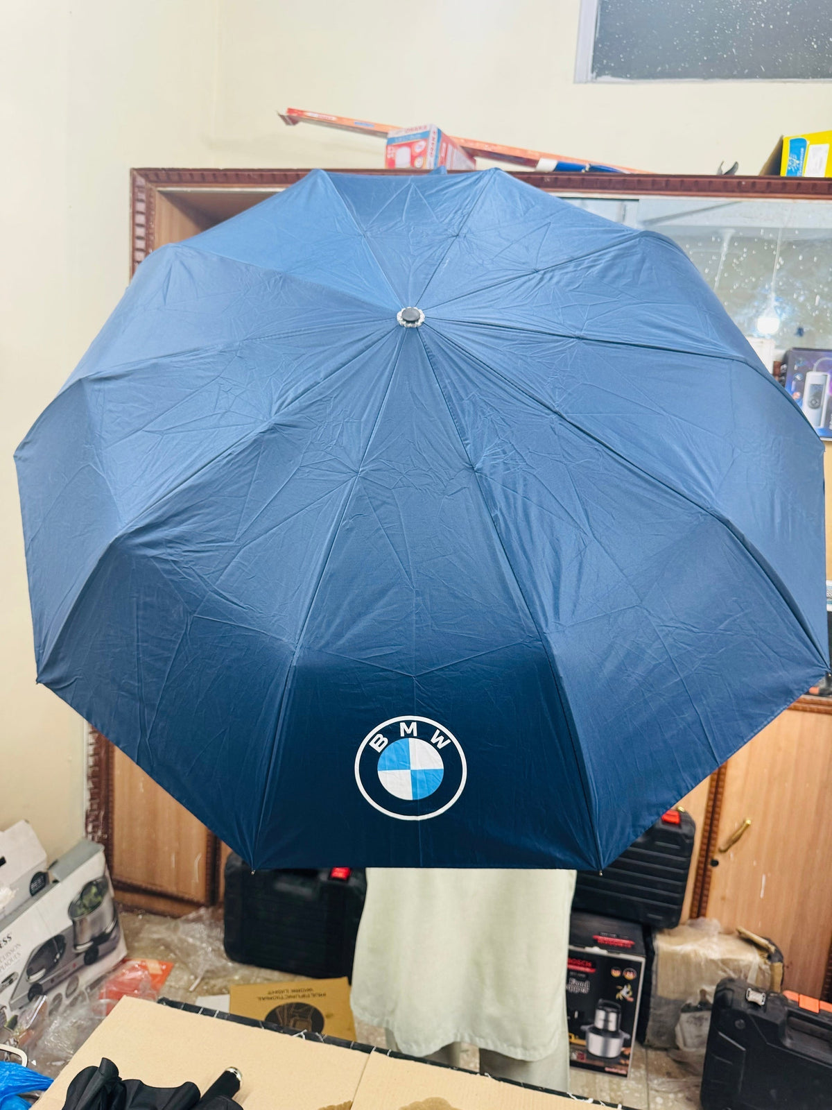BMW Brand  Smart Auto Folding Umbrella
