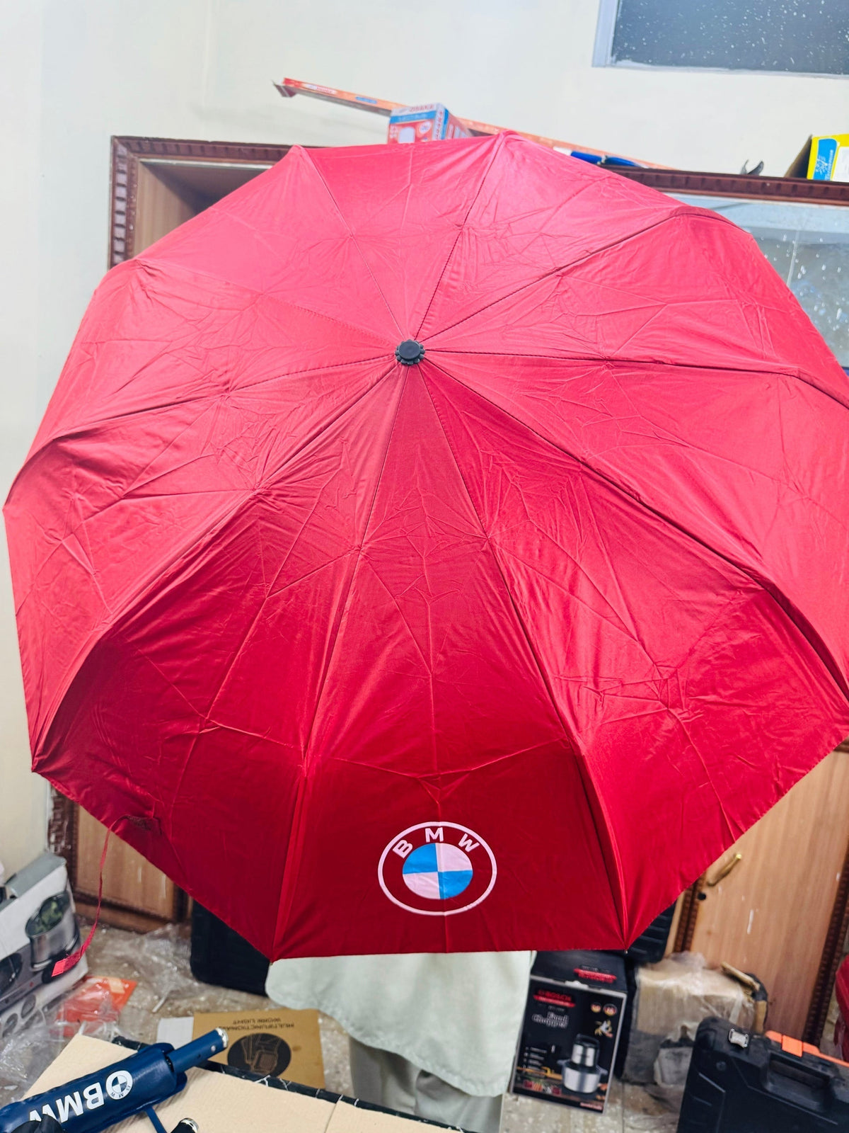 BMW Brand  Smart Auto Folding Umbrella