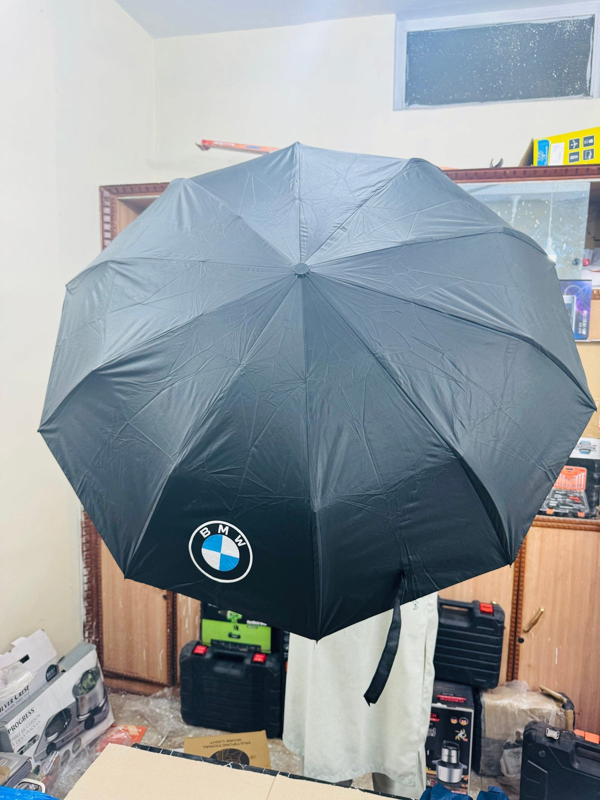 BMW Brand  Smart Auto Folding Umbrella