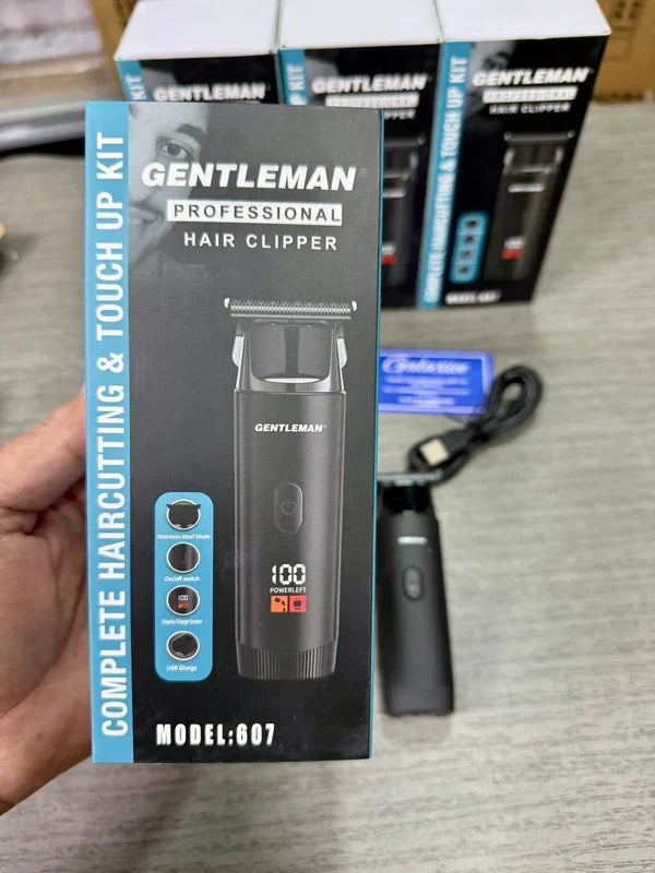 Premium Cordless Hair & Beard Trimmer – Model 607